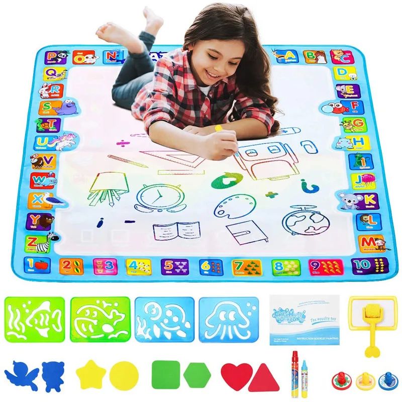 Kids Educational Mat - Coolplay Magic Water Drawing Mat Coloring