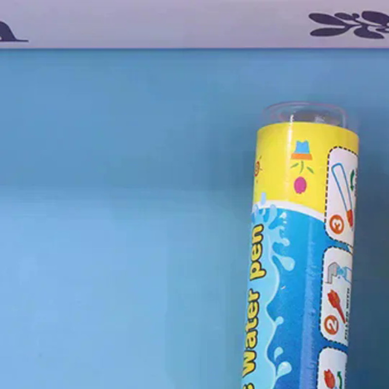 Kids Educational Mat - 5PCS Magical Water Drawing Pen Toy