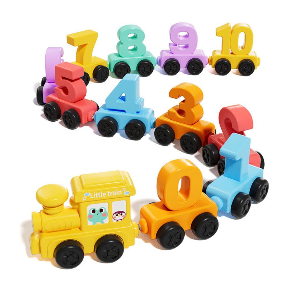 Kids Educational Box - Montessori Educational Toy Train Set Wooden