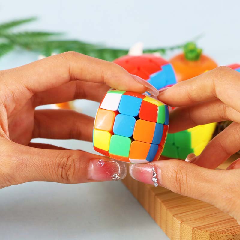 2PCS Mini 3x3 Speed Cube Keych - Kids Education Related ulasan dan harga