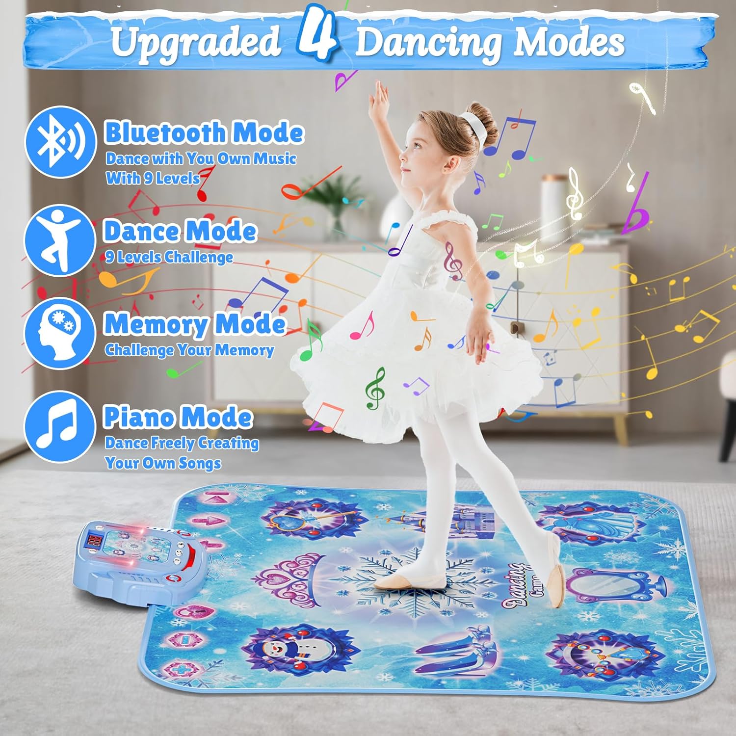 1Pc 8-key Wireless Bluetooth D - Kids Educational Mat ulasan dan harga
