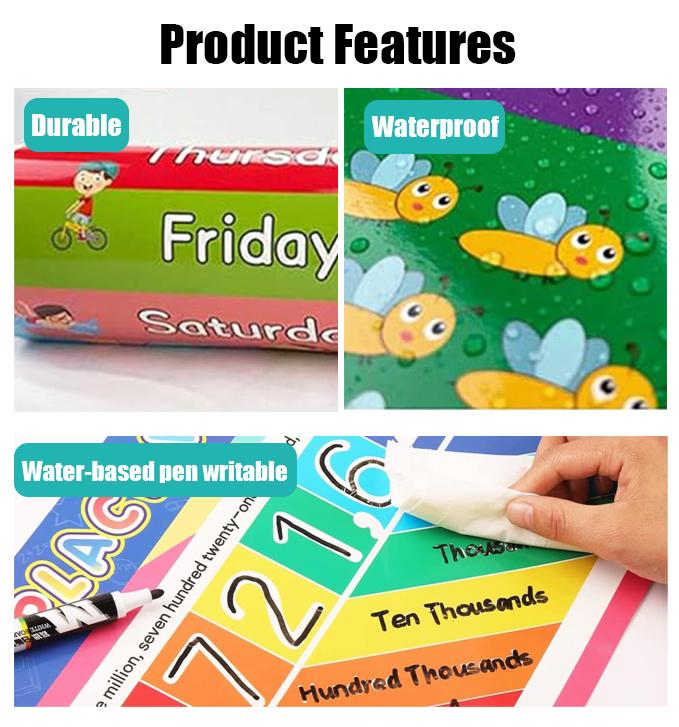 16 PCS Educational Posters for - Kids Educational Poster ulasan dan harga