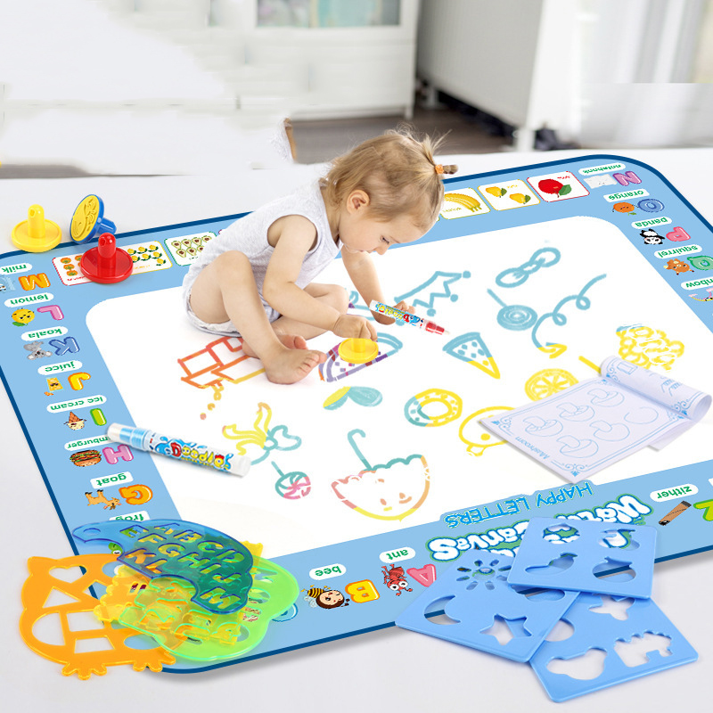 100x80CM Magic Water Drawing M - Kids Educational Mat ulasan dan harga