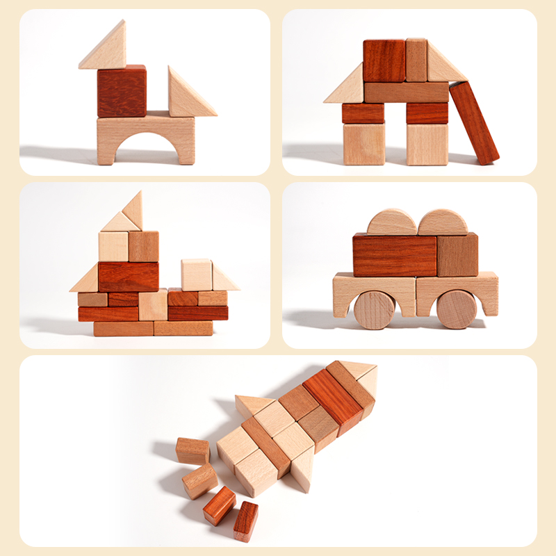 29-Piece Wood DIY Building Blo - Kids Educational Box ulasan dan harga