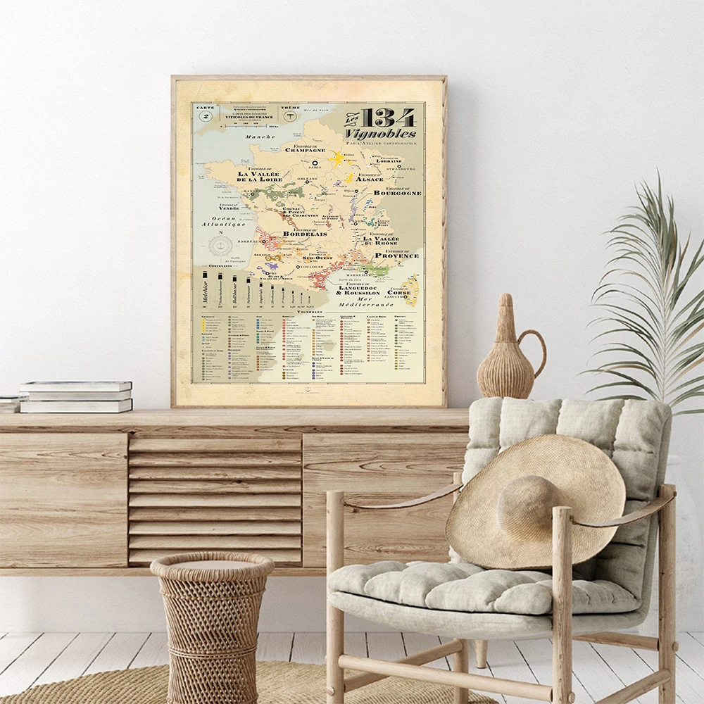 Retro Map Europe City Vines Ma - School Kids Education Quotes ulasan dan harga