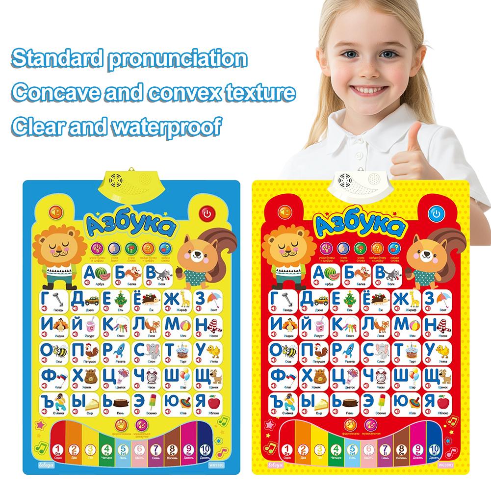 Russian Electronic Interactive - Kids Educational Poster ulasan dan harga