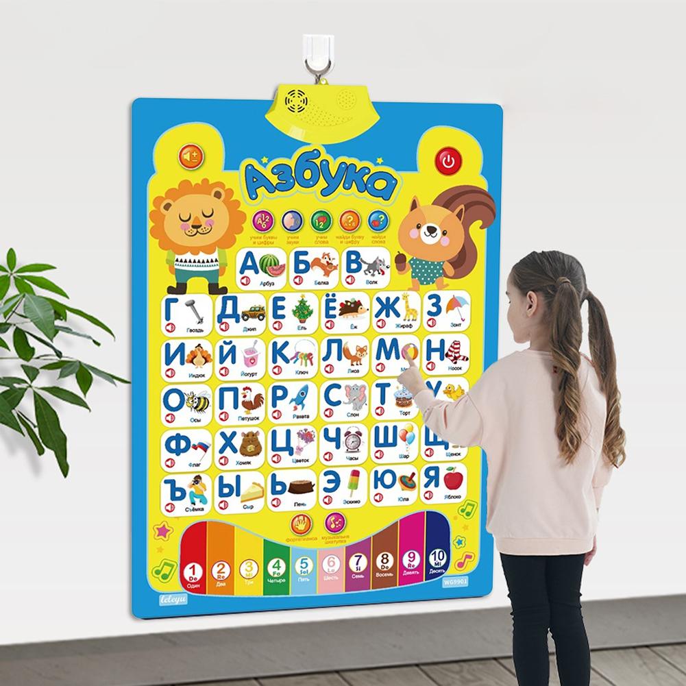 Russian Electronic Interactive - Kids Educational Poster ulasan dan harga