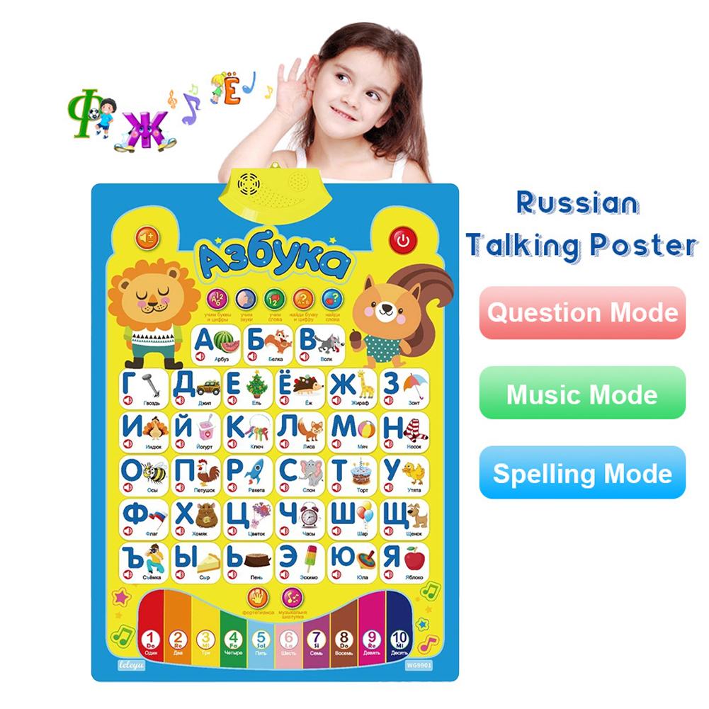 Russian Electronic Interactive - Kids Educational Poster ulasan dan harga