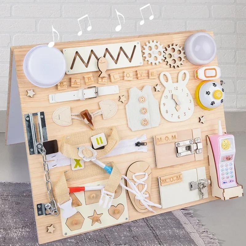 1 piece DIY Montessori Busy Bo - Kids Educational Box ulasan dan harga