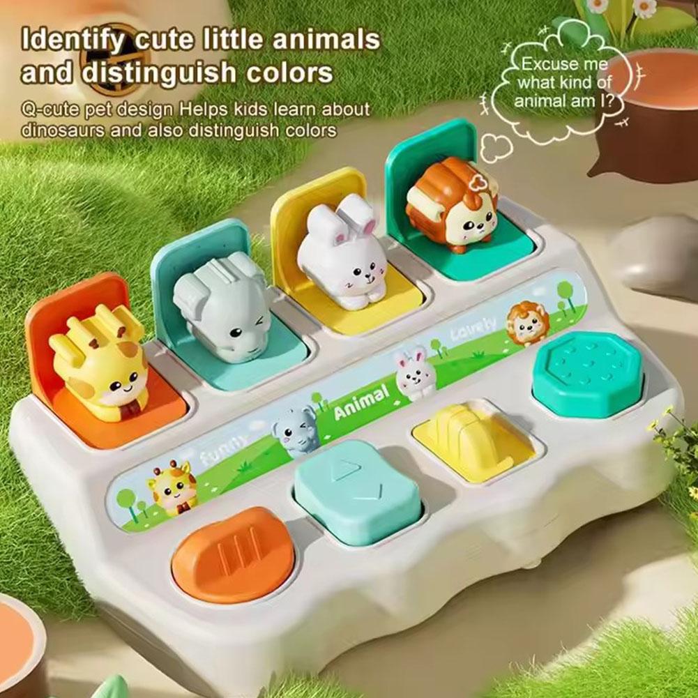 Montessori Pop up Animal Toys  - Kids Educational Box ulasan dan harga