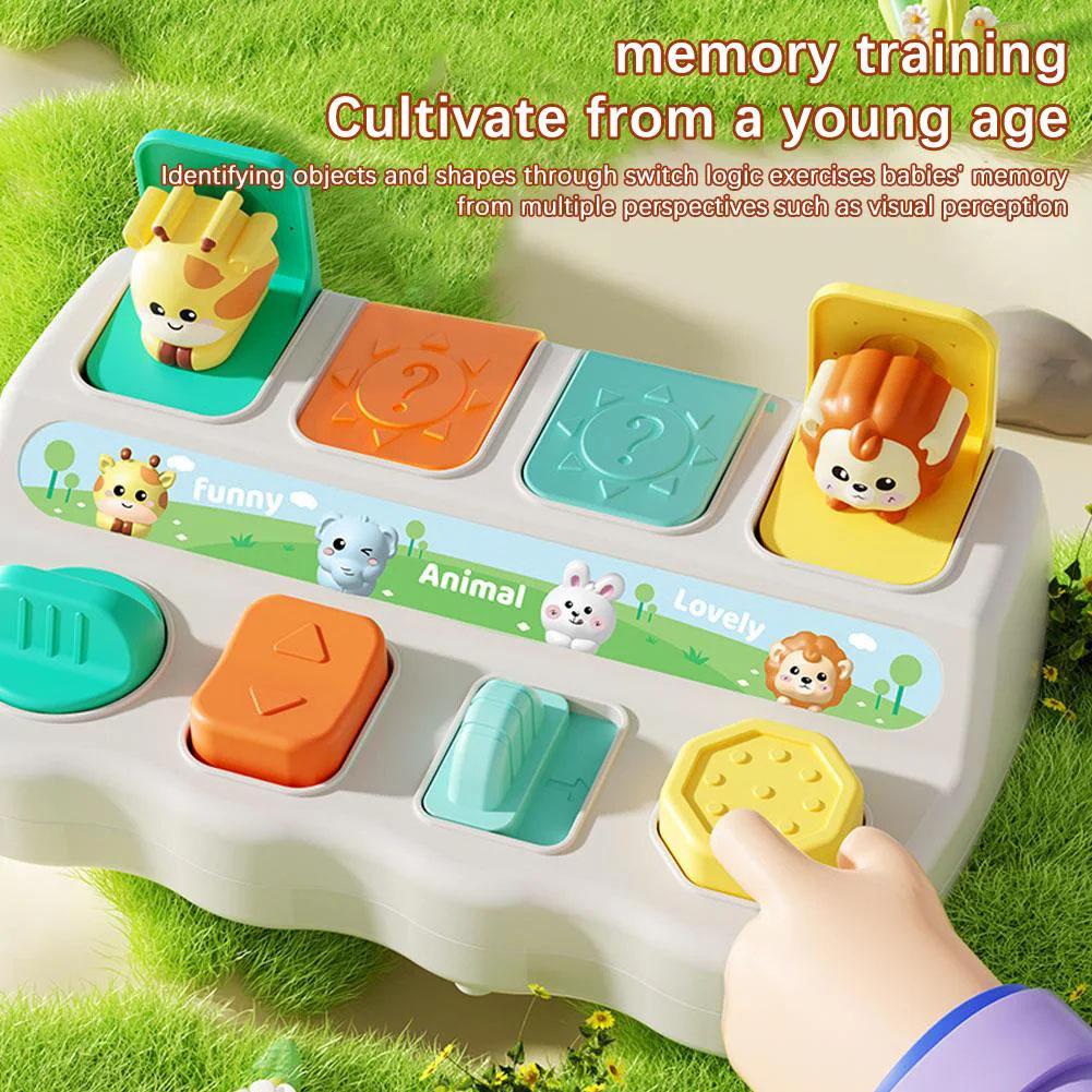 Montessori Pop up Animal Toys  - Kids Educational Box ulasan dan harga