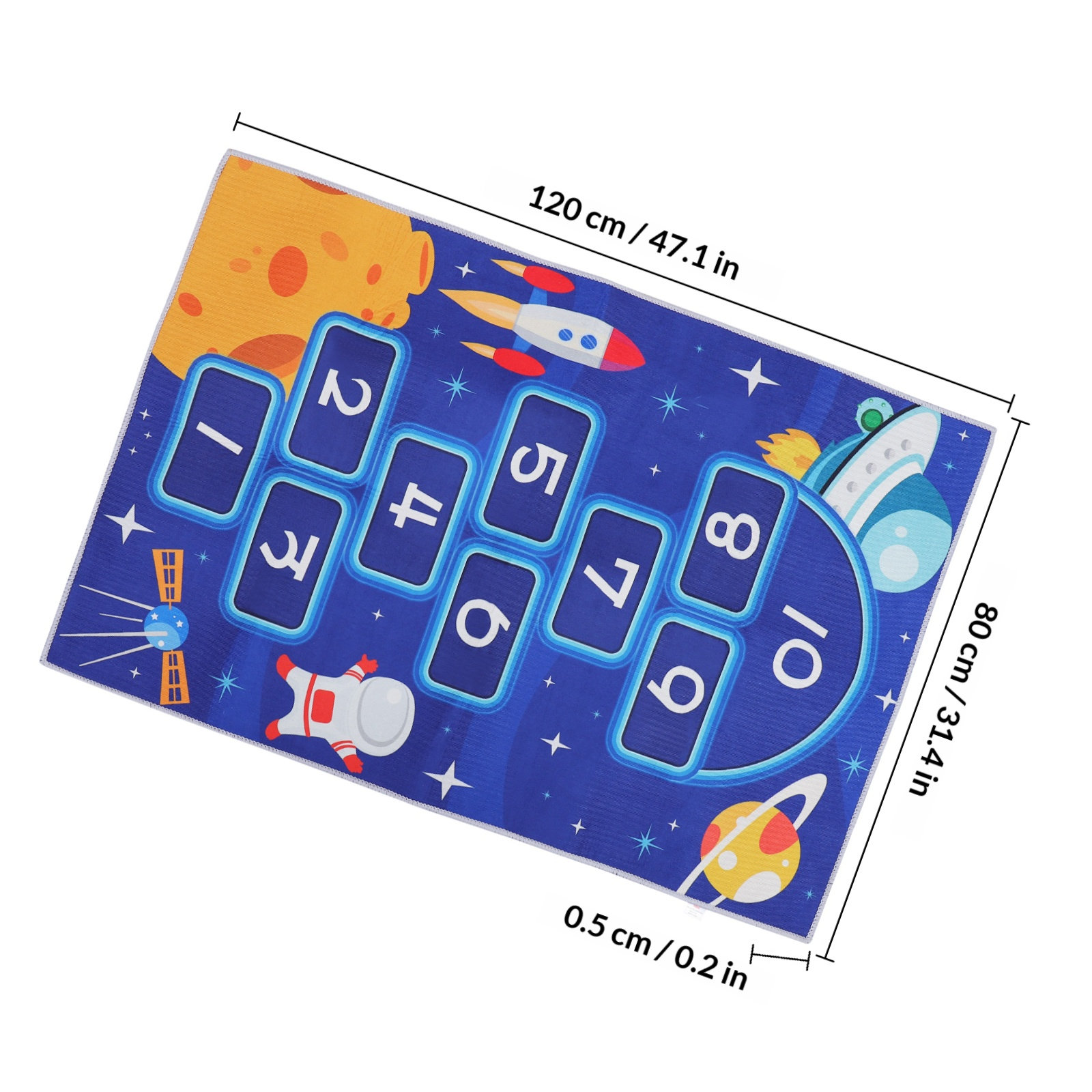 Large Hopscotch Floor Mat for  - Kids Educational Mat ulasan dan harga