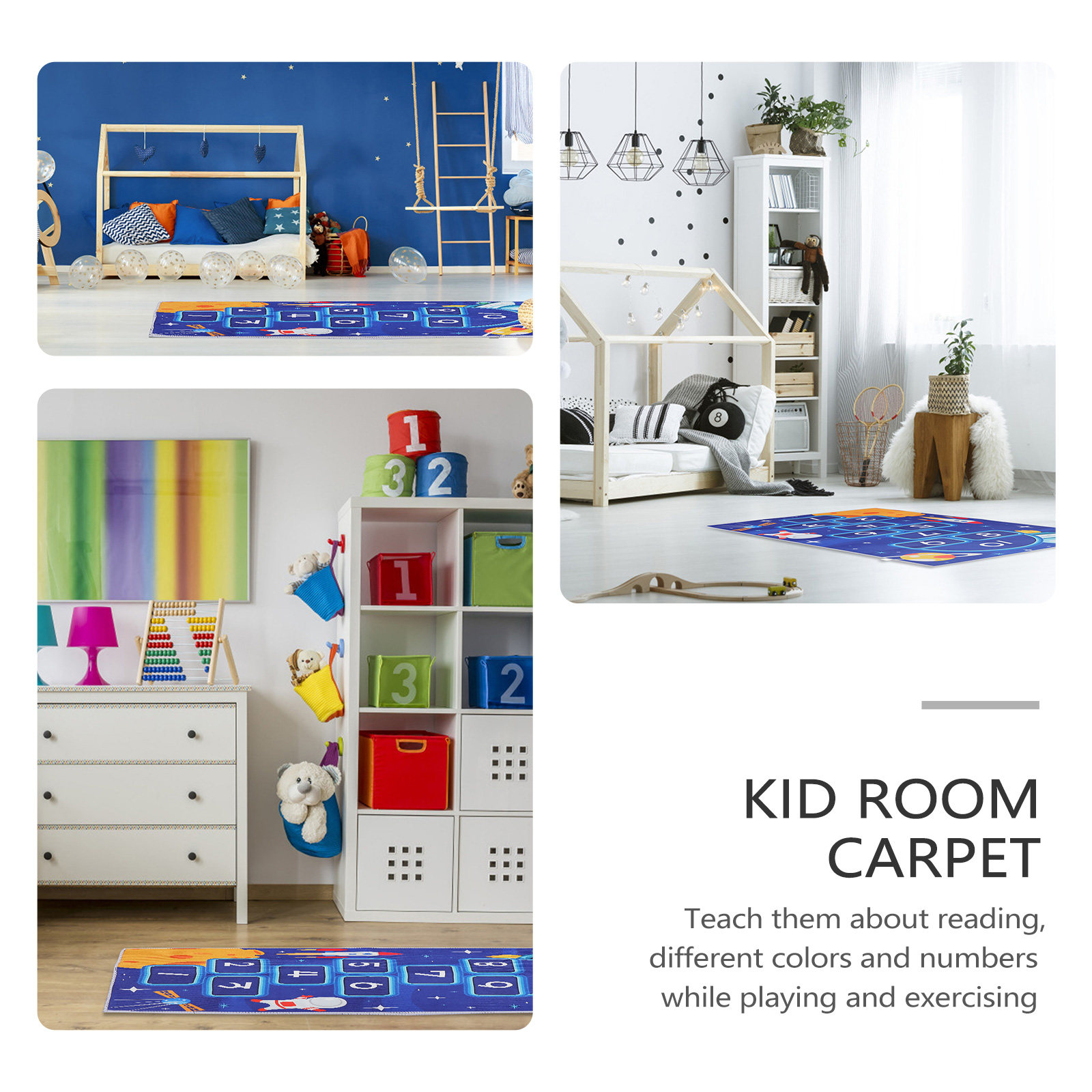 Large Hopscotch Floor Mat for  - Kids Educational Mat ulasan dan harga
