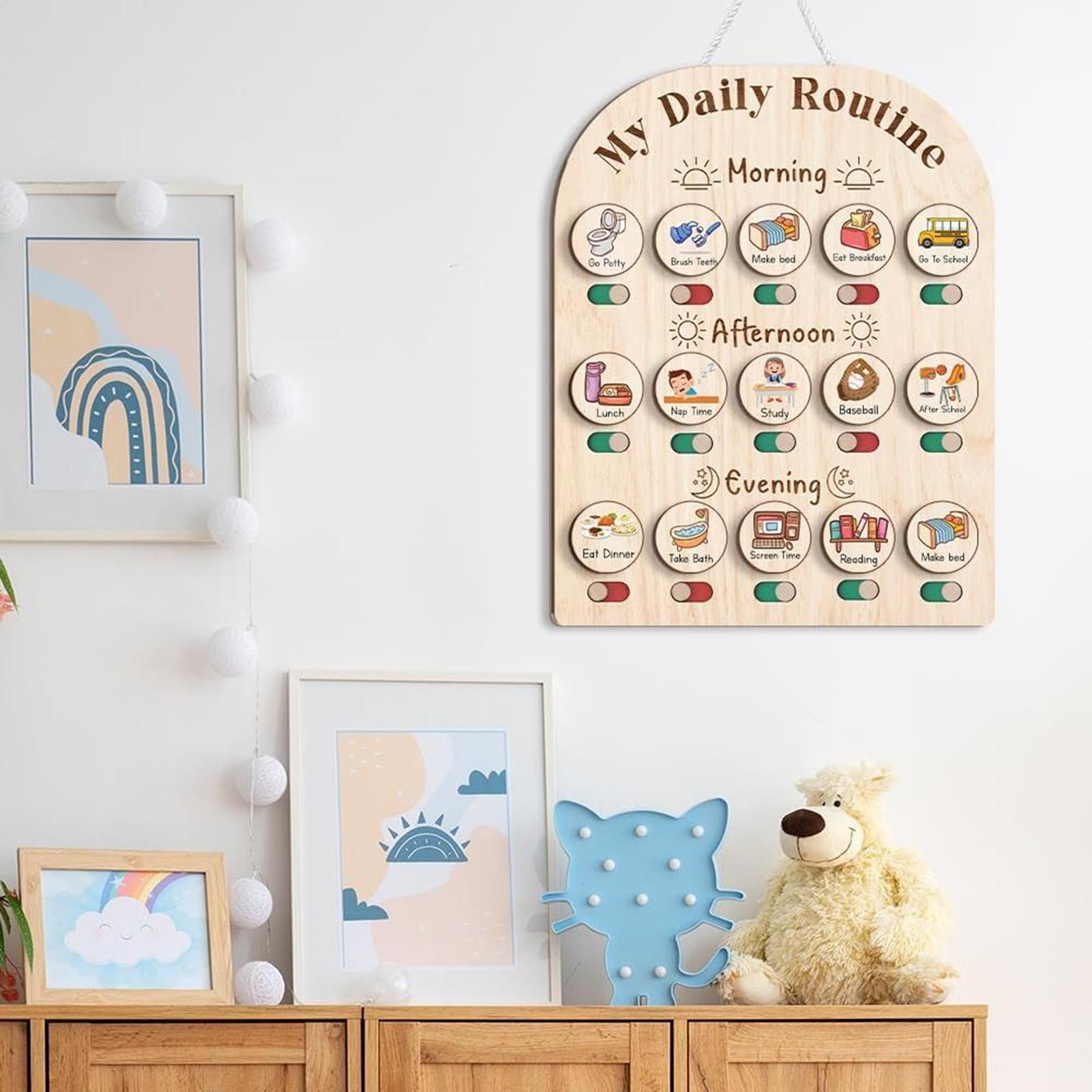 Daily Schedule for Kids Mornin - Kids Education Planner ulasan dan harga