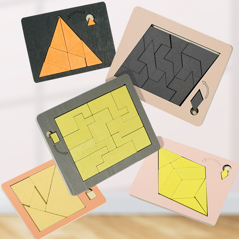 Wooden Puzzle Out of Nothing W - Kids Without Education ulasan dan harga