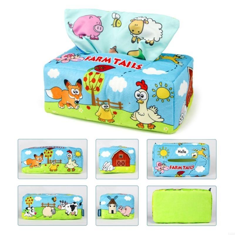 54DA Sensory Pull Tissue Box T - Kids Educational Box ulasan dan harga