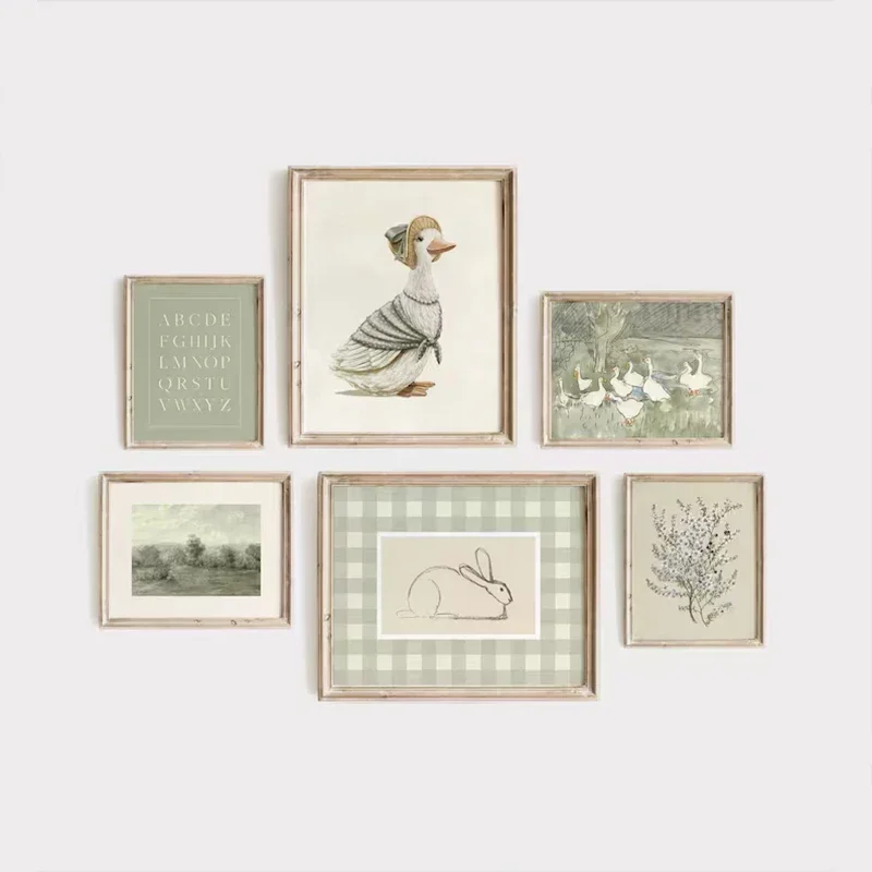Green Bohemian Nursery Gallery - Kids Educational Poster ulasan dan harga