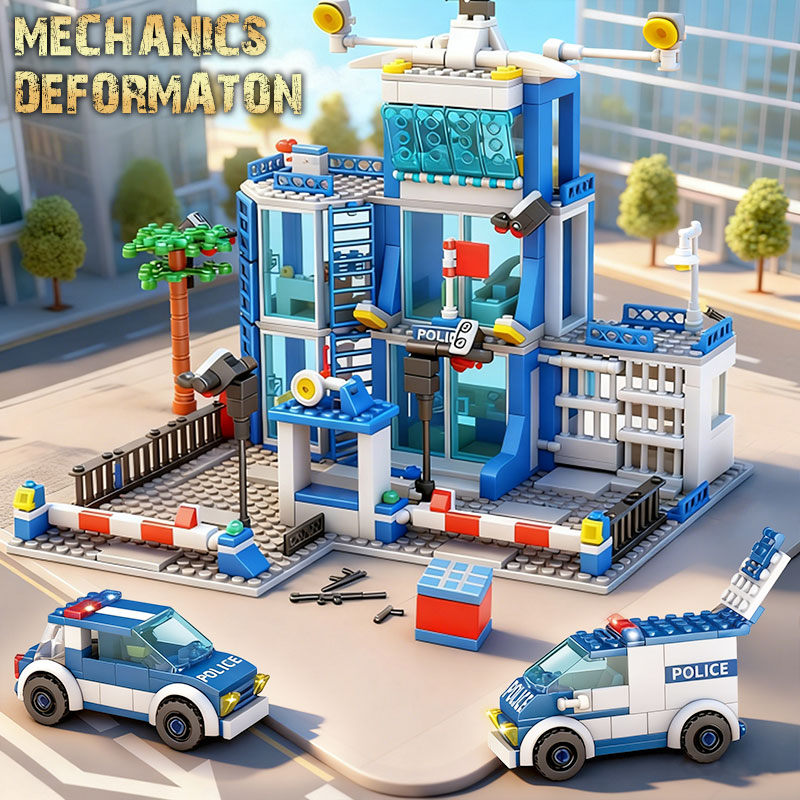 City Police Station Building B - Lego Set City ulasan dan harga
