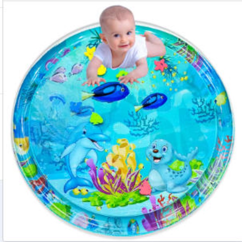 Baby Water Play Mat Inflatable - Kids Educational Mat ulasan dan harga