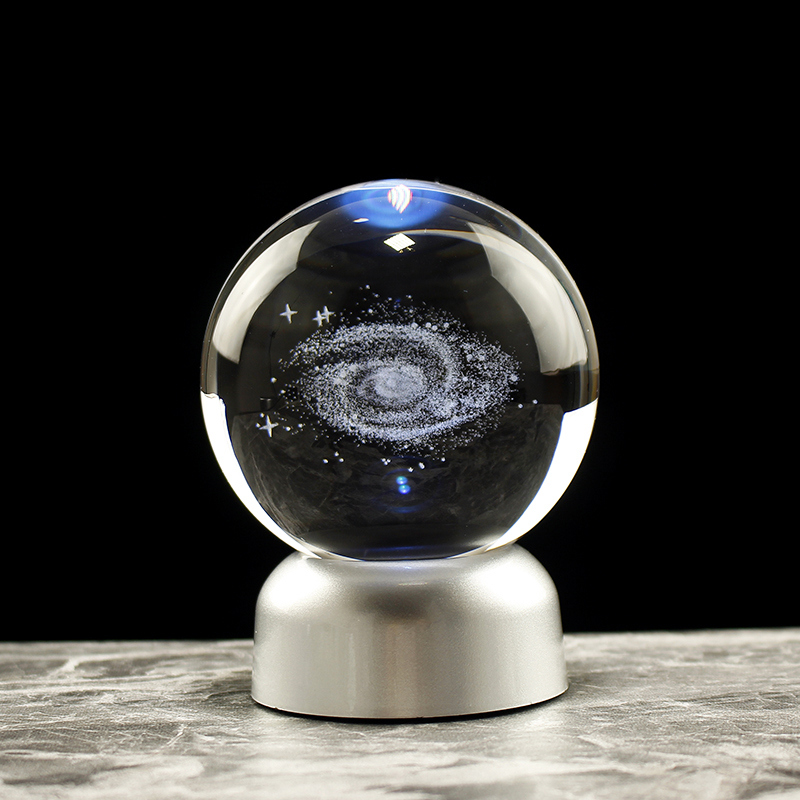80mm Milky Way Galaxy Crystal  - Solar System Model ulasan dan harga
