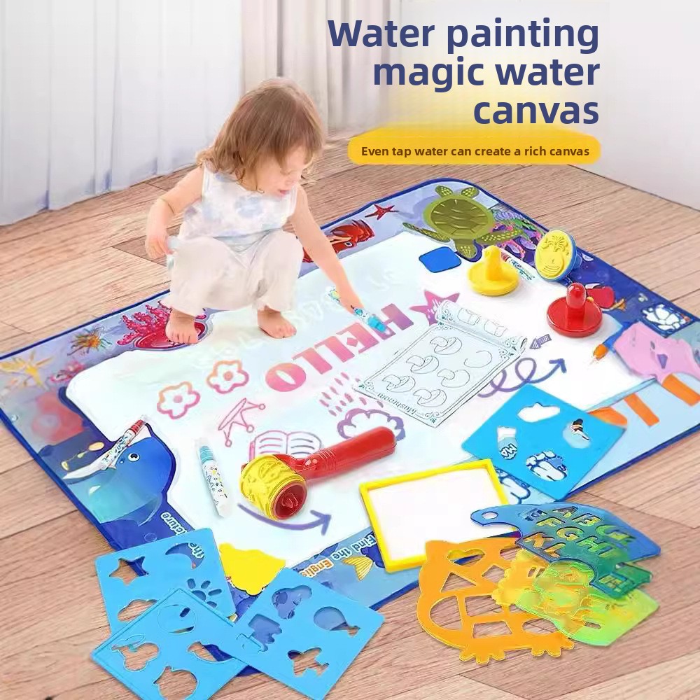Kids Large Magic Water Drawing - Kids Educational Mat ulasan dan harga