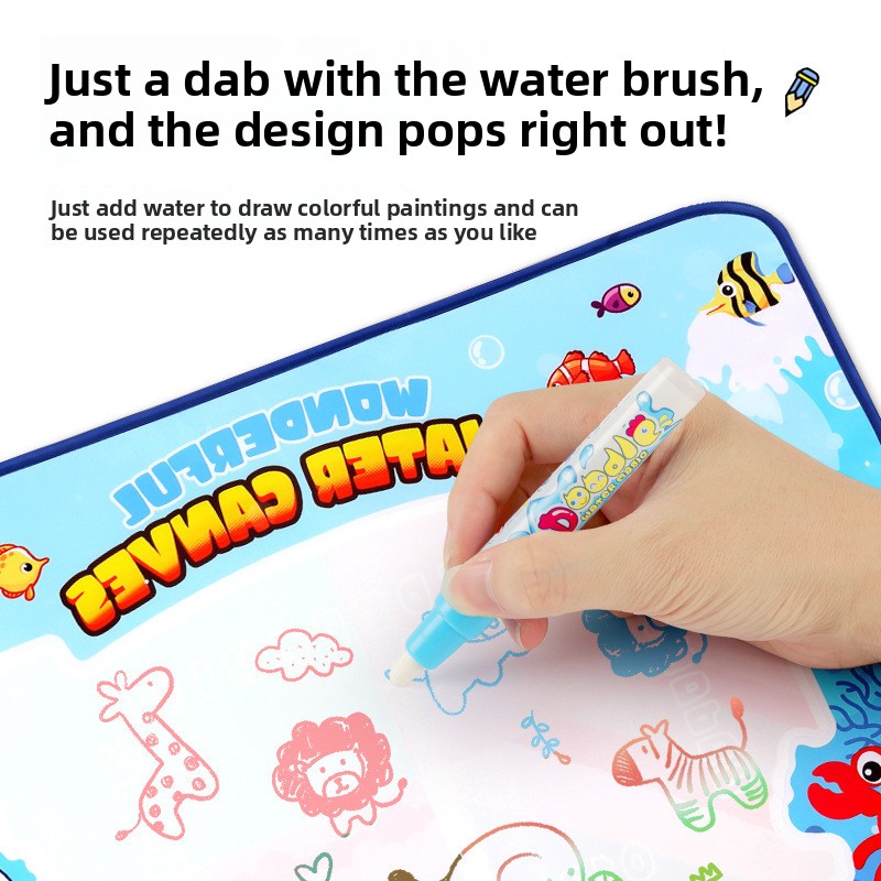 Kids Large Magic Water Drawing - Kids Educational Mat ulasan dan harga