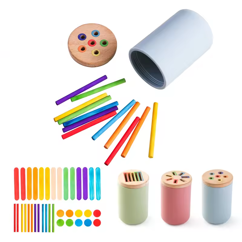 Montessori Wooden Toys Color S - Kids Educational Box ulasan dan harga