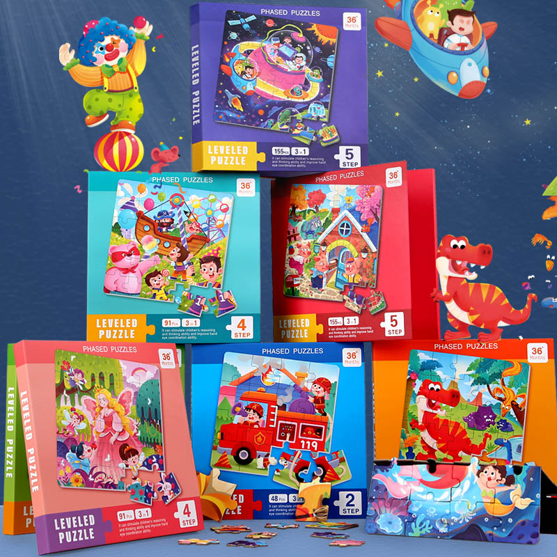Kids Magnetic Wooden Puzzle Ca - Kids Educational Box ulasan dan harga
