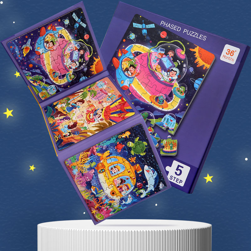 Kids Magnetic Wooden Puzzle Ca - Kids Educational Box ulasan dan harga