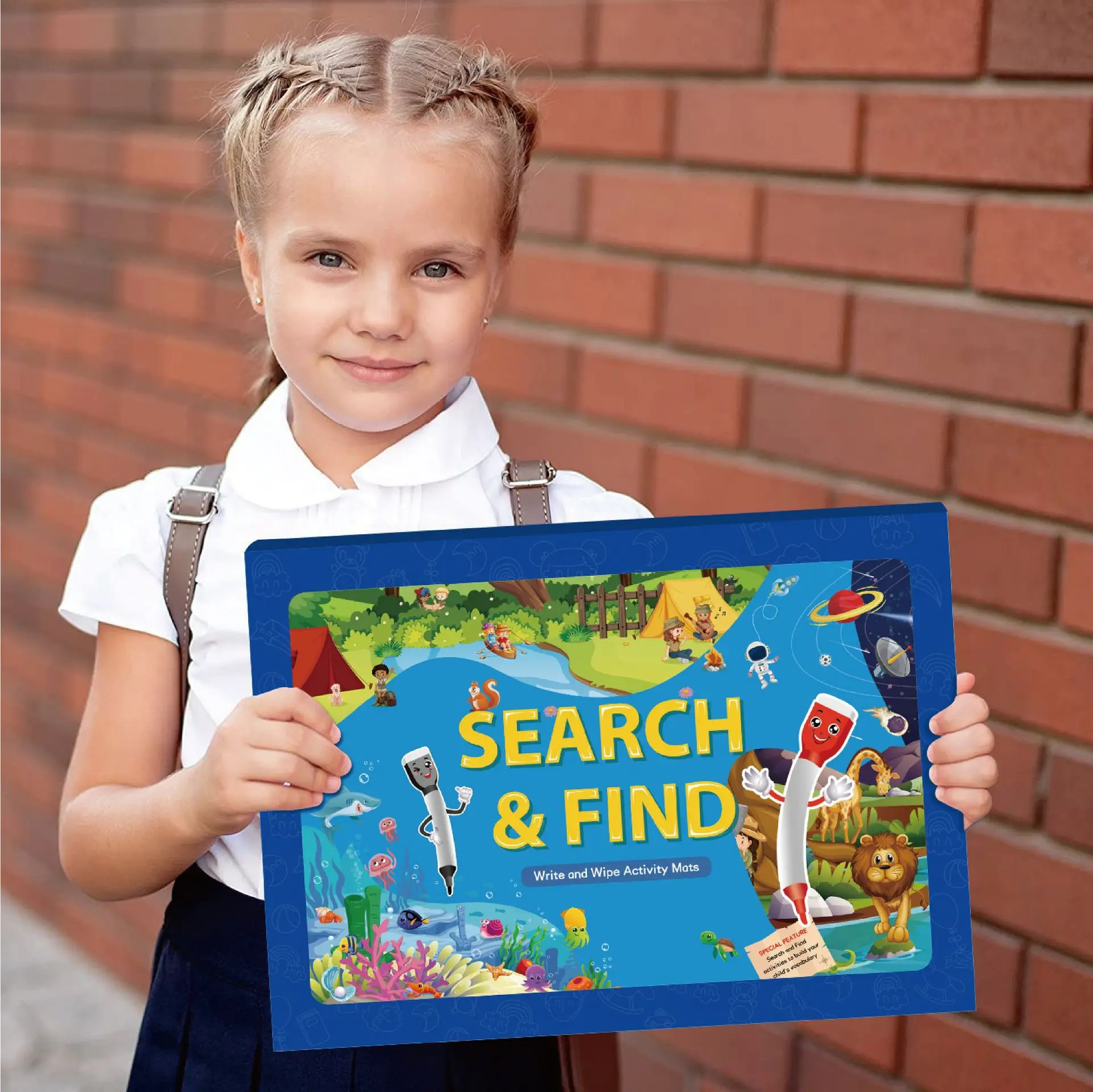 Montessori Search & Find Activ - Kids Educational Mat ulasan dan harga