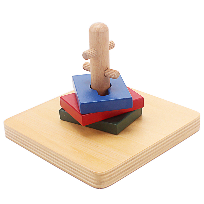 Infant Montessori Wooden Toy T - Kids Educational Box ulasan dan harga