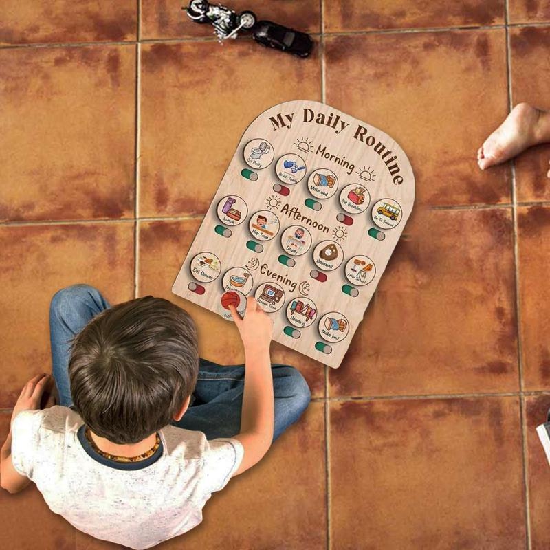 Kids Daily Routine Chart Morni - Kids Education Planner ulasan dan harga