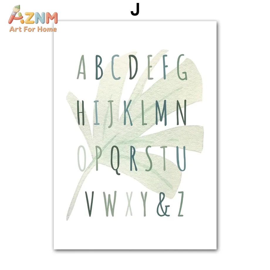 AZNM Watercolor Dinosaur Alpha - Inspirational Kids Education Quotes ulasan dan harga