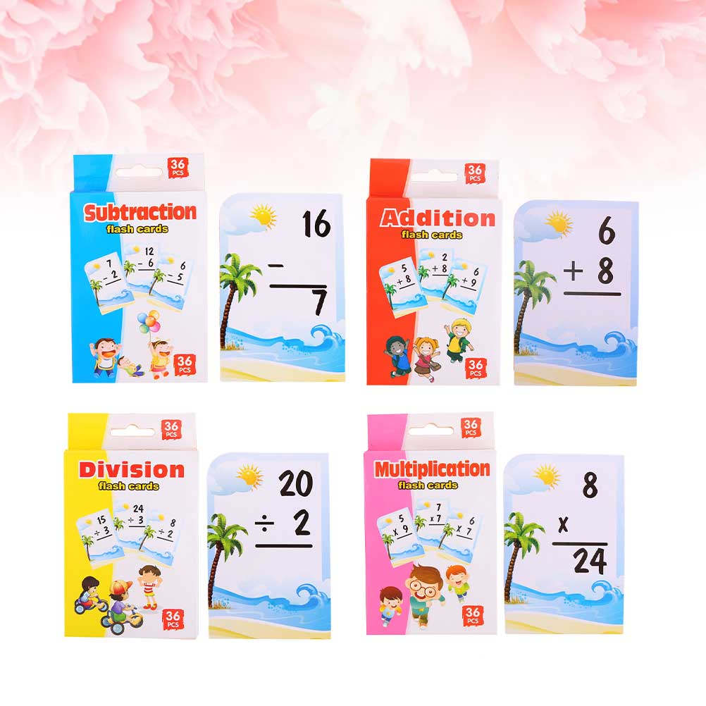 4 Boxes Childrens Math Study C - Kids Educational Box ulasan dan harga