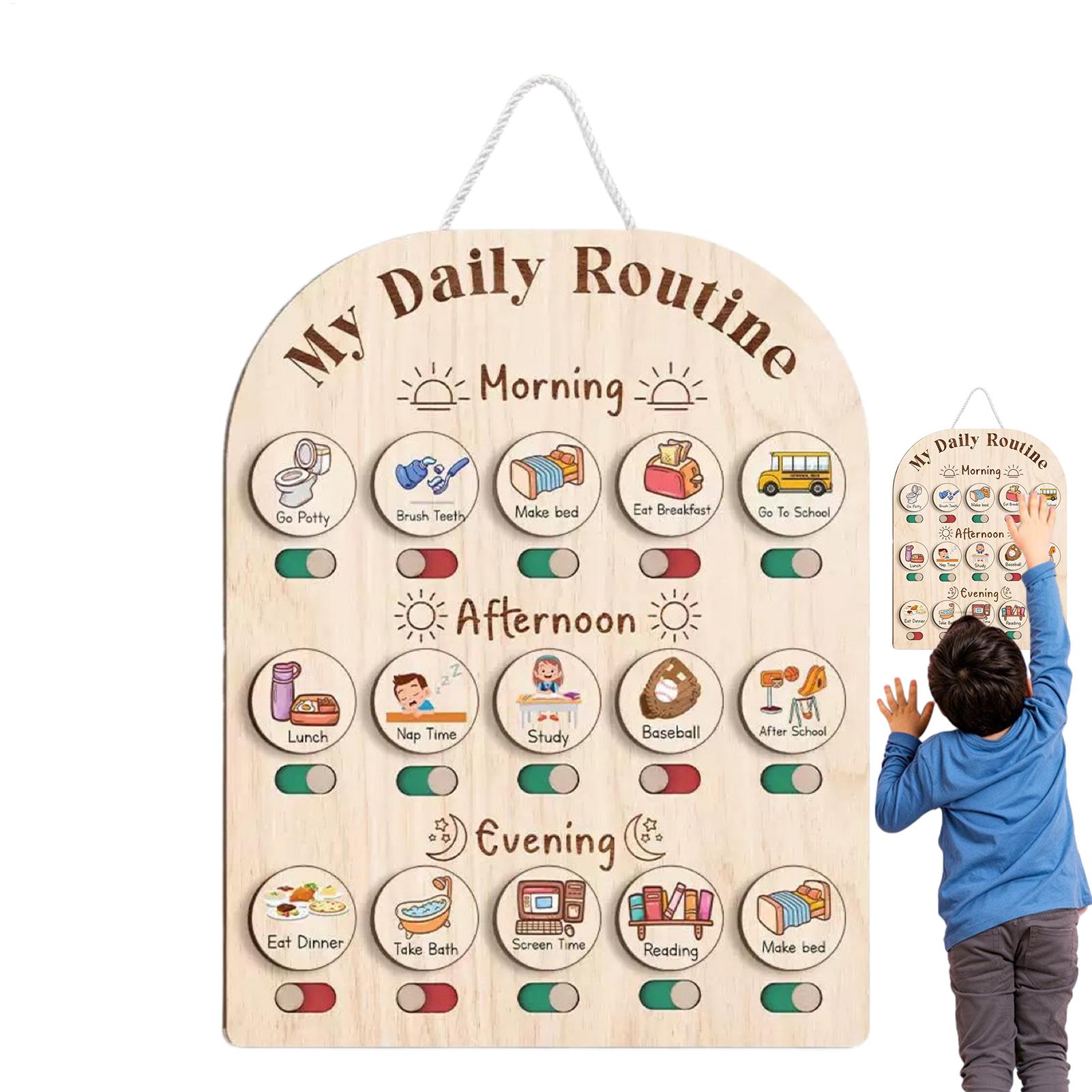 Routine Chart for Kids Morning - Kids Education Planner ulasan dan harga