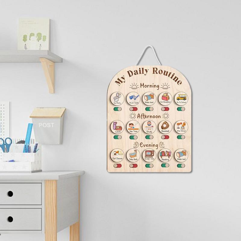 Visual Schedule For Kids Morni - Kids Education Planner ulasan dan harga